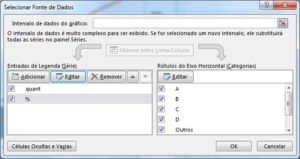 Selecionar fonte de dados